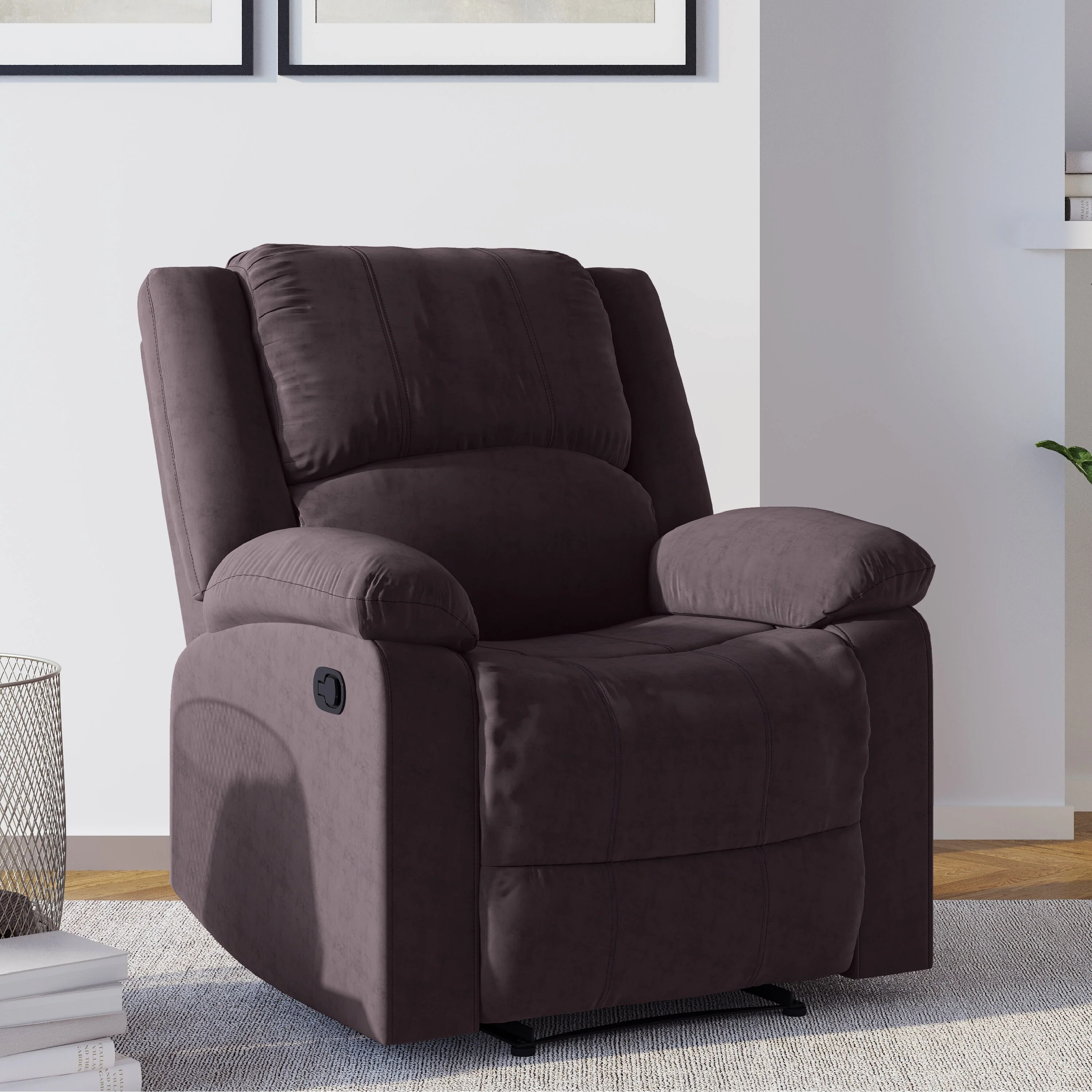 Relax A Lounger® Porter Microfiber Manual Recliner by iLounge