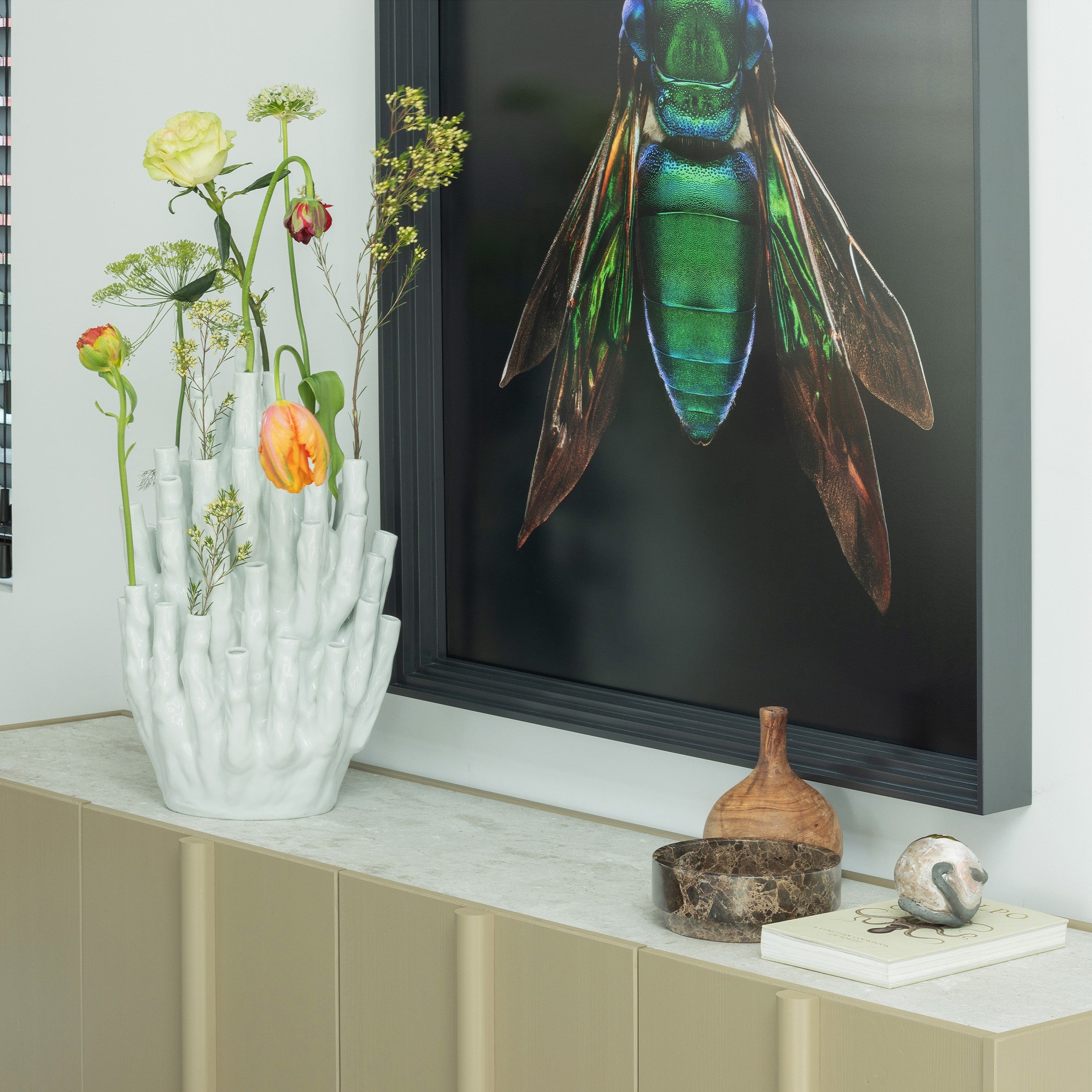 WOOOD Optiepakket Dressoir of Tv-meubel Basu - Lavasteen PP - Betonloo