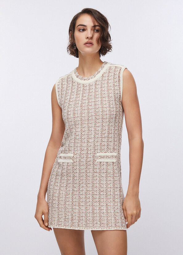 Abito corto in maglia