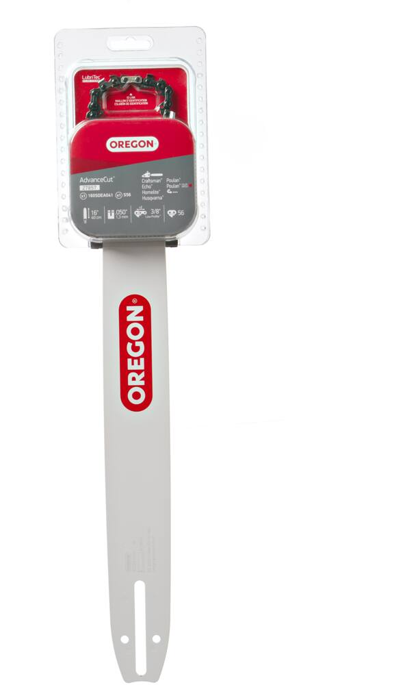 Oregon S56 AdvanceCut Chainsaw Bar & Chain Combo, Fits Various Brands & Models, 16-in