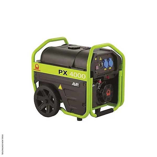 Groupe électrogène essence monophasé PRAMAC PX4000 2,7 kW AVR - PK222SX1000