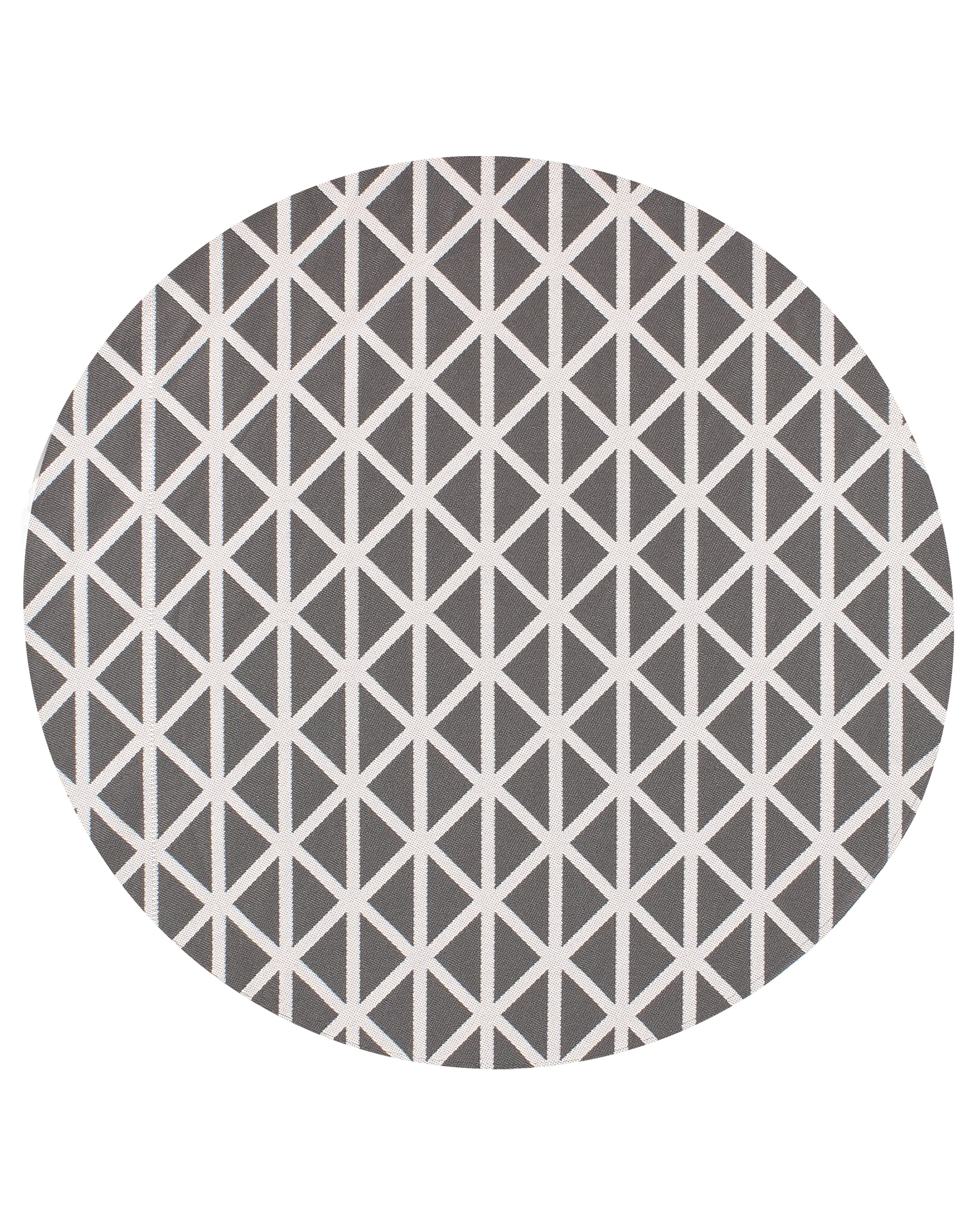 Outdoor Rug PANAJI Grey ? 120 cm
