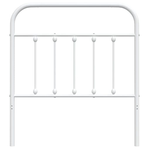 NNEVL Metal Headboard White 90 cm