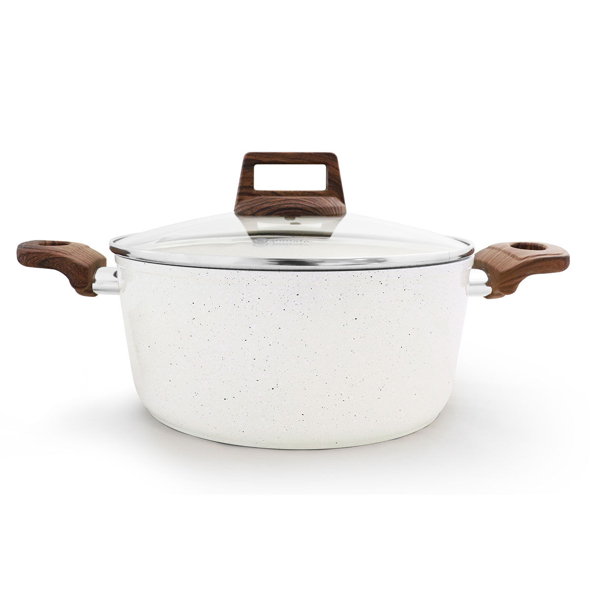 Caçarola STONEBRIGHT com tampa de vidro 24cm