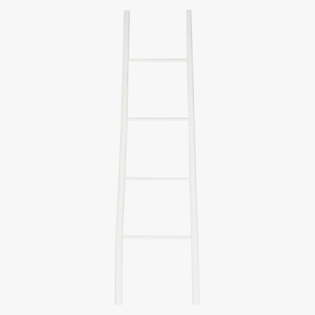 Toalheiro Madeira Branco 53,5x4,5x176 CLEAR