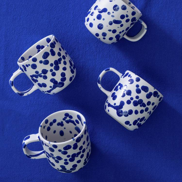 Habitat 60 Jackson Set of 4 Mugs - Blue