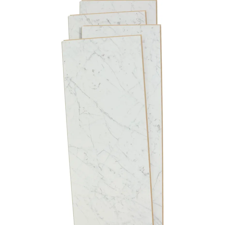 Kwantum Extra Breed Laminaat | Laminaat Oshawa Marmer Wit XL Plank Je berekent hoeveel meters je nodig hebt door lengte en breedte in te vullen