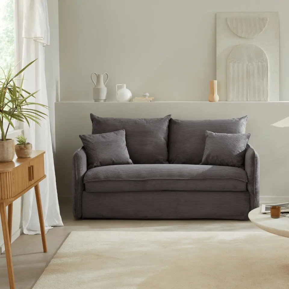 Calicosy - Slaapbank - Ecru - 185x104x90 cm