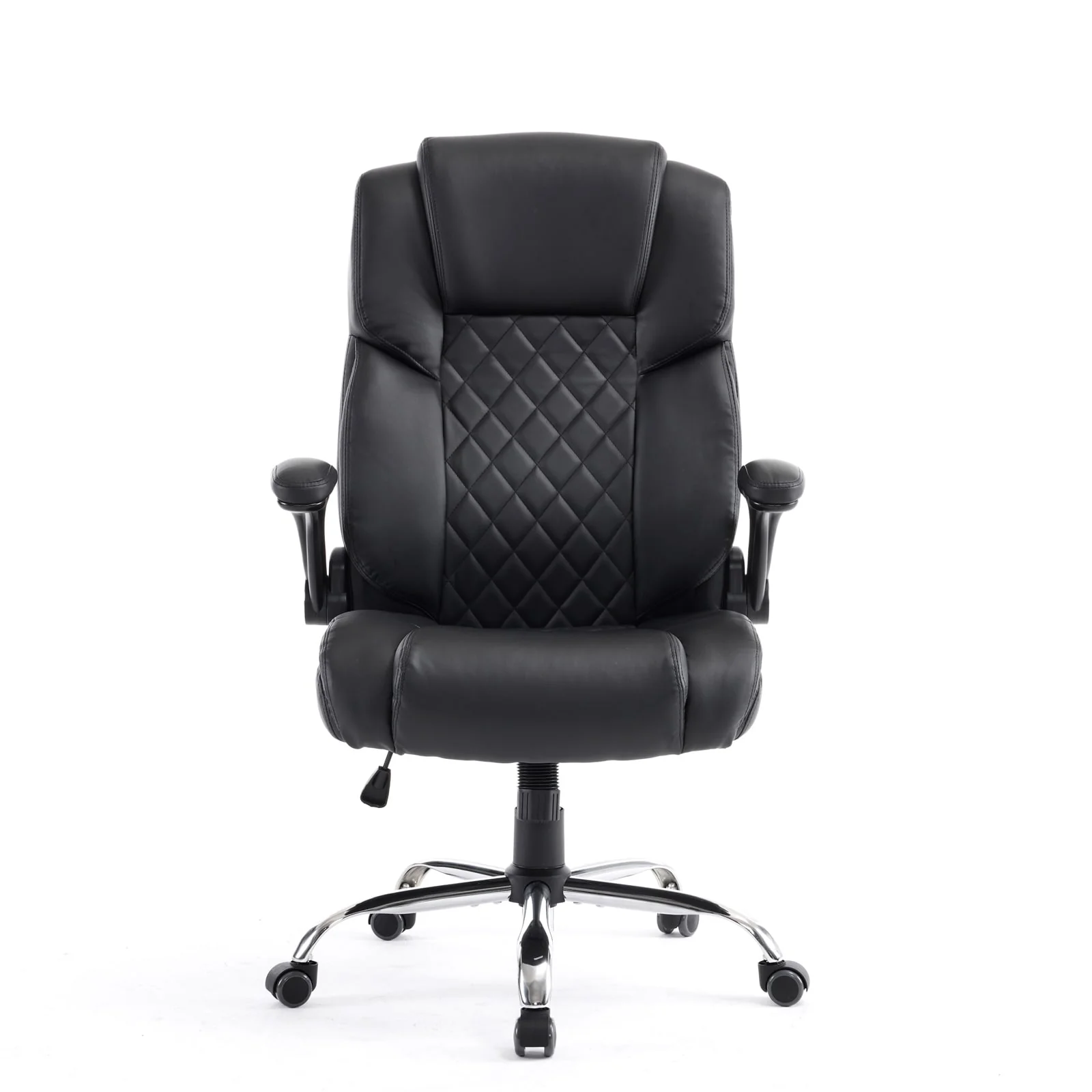 GENESIS Office Chair Rolling Desk Chair w/ Adjustable Armrest, Black - N/A