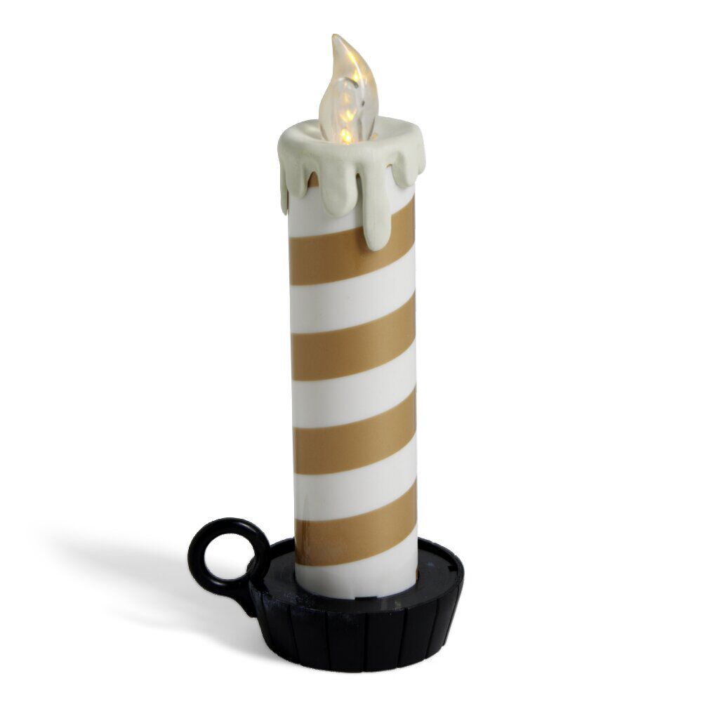 Bougie LED flamme effet fondant avec support (3 modèles)