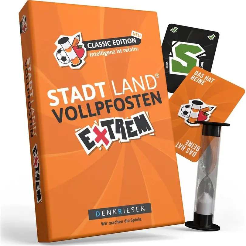 Party-Spiel Stad Land Vollpfosten – Extrem Classic Ed.