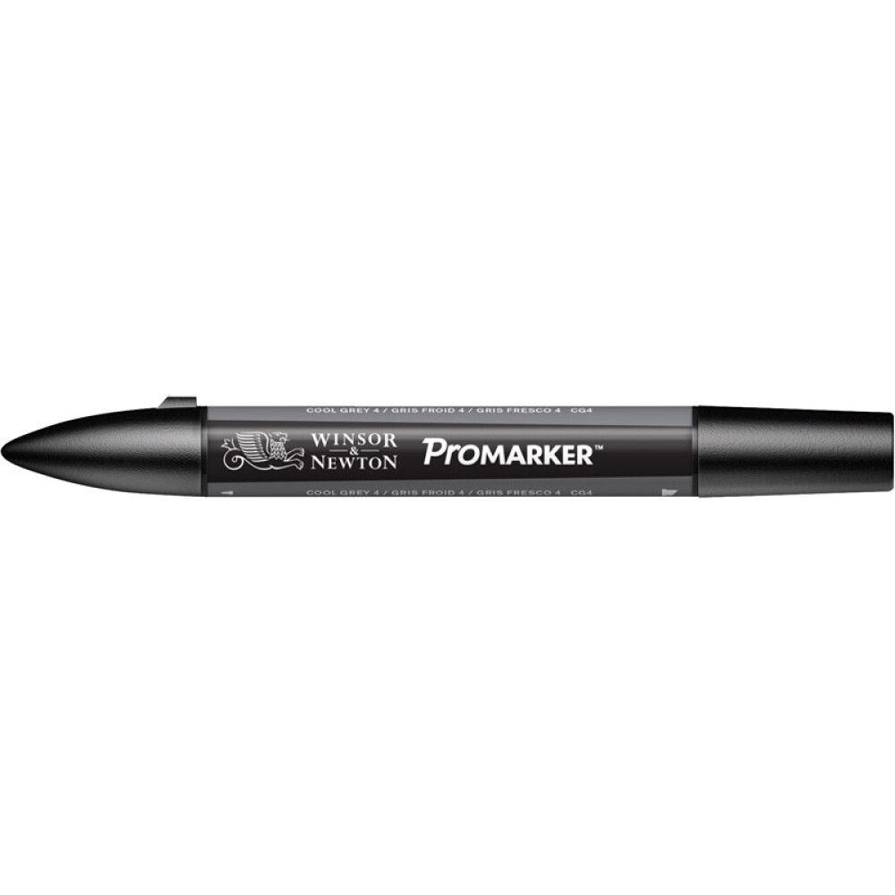 TUSJ PROMARKER WINSOR & NEWTON NR CG4 KJØLIG GRÅ 4