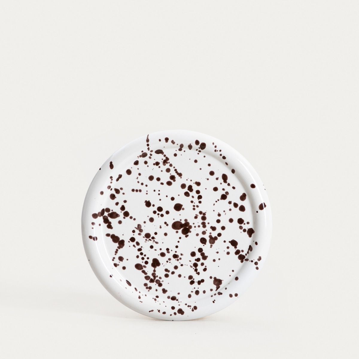 Talerz WILORA deserowy nakrapiany brązowy 21 cm