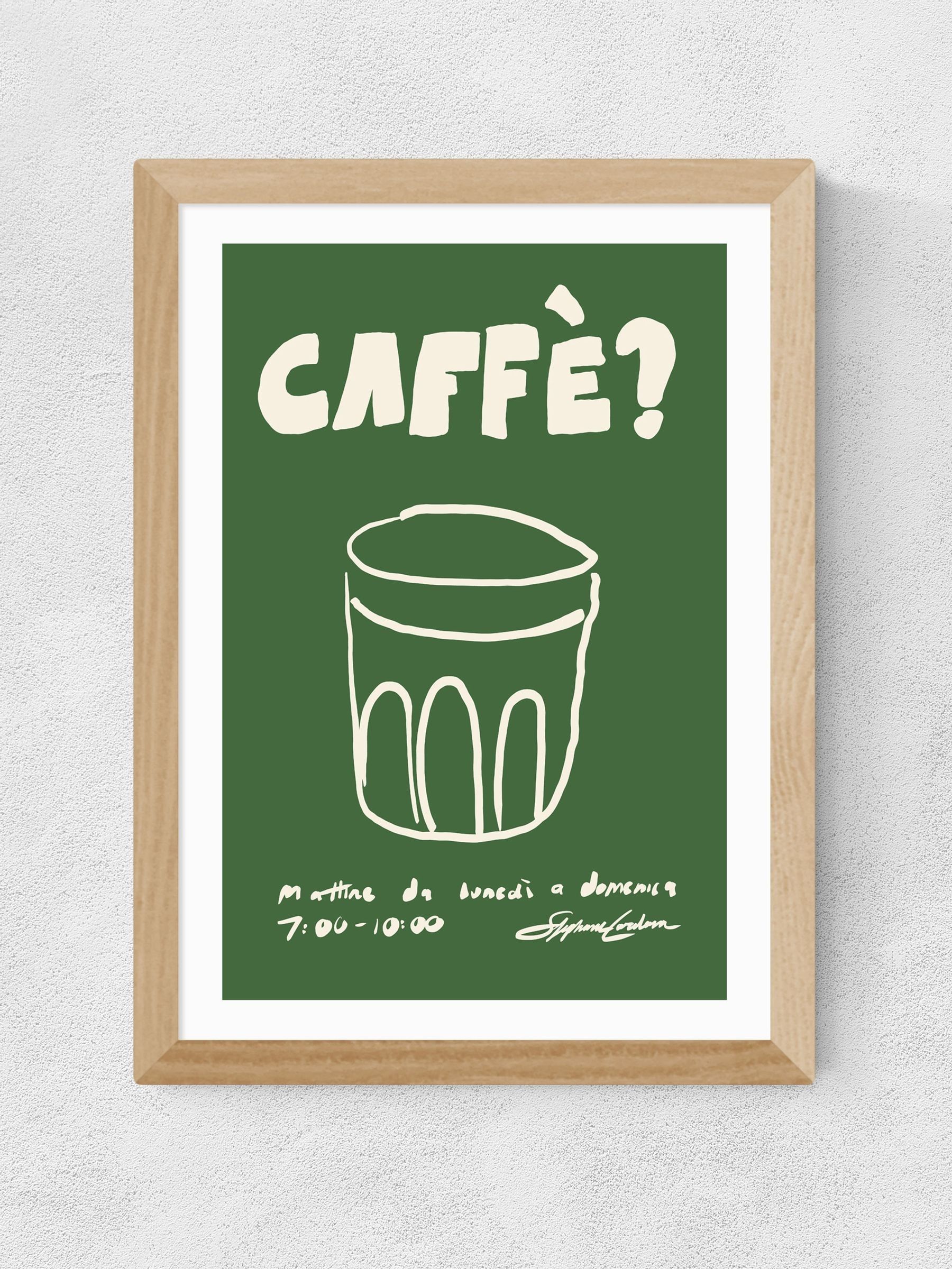 East End Prints Oak Caffe Wall Art Print by Stephie Cardona