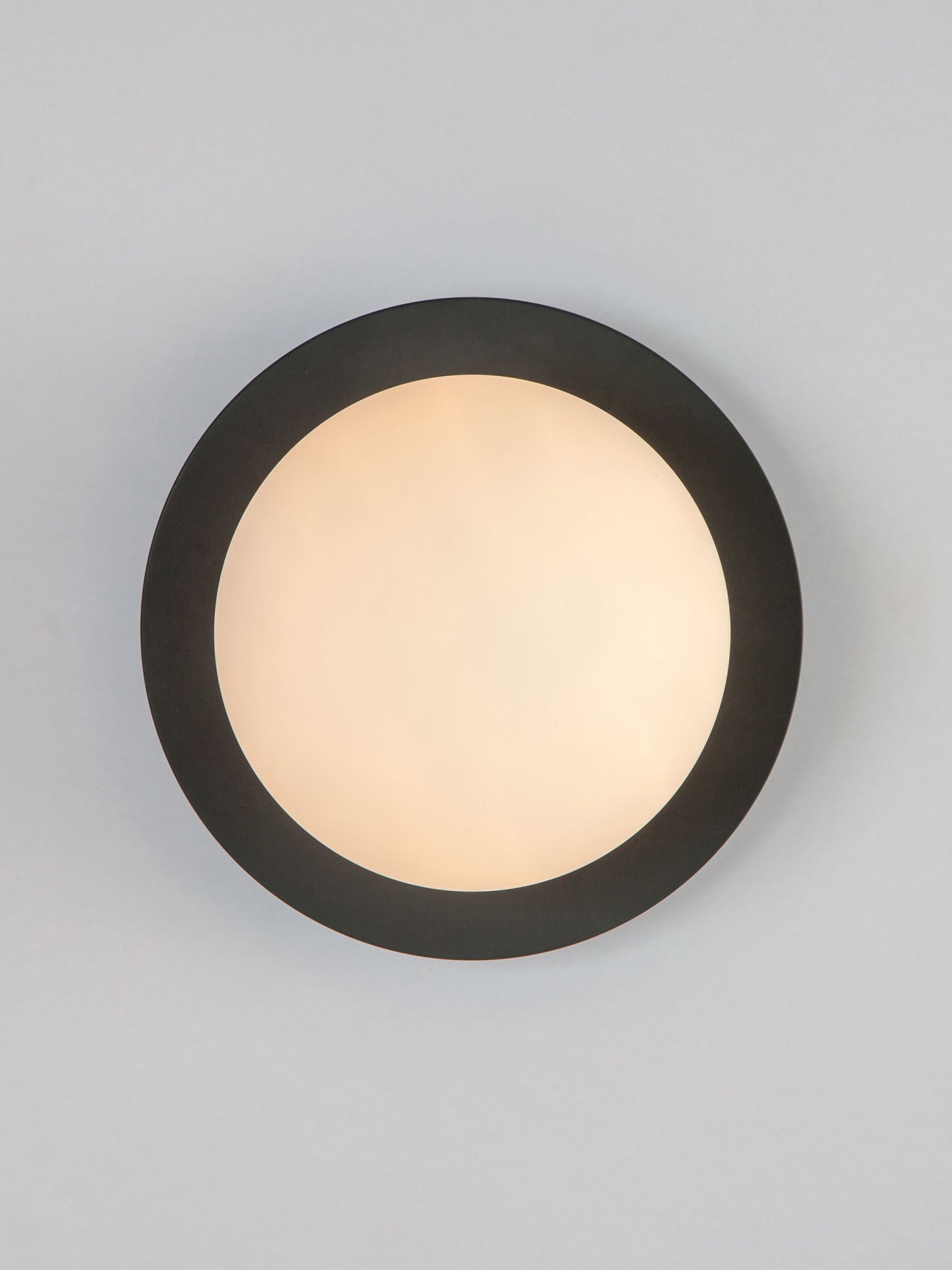 Houseof. Grey Opal Disk Wall Bathroom Light