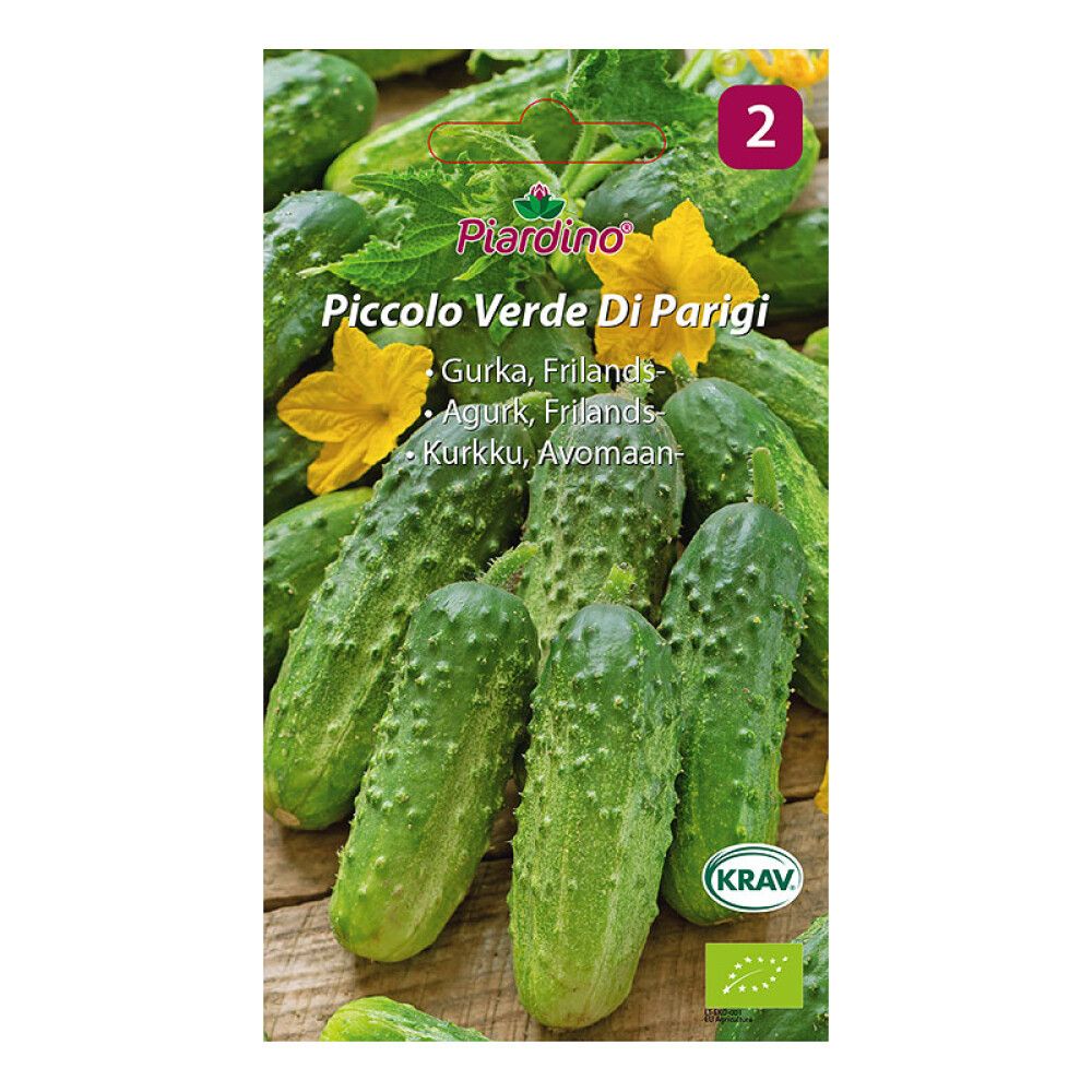 GRØNNSAKSFRØ PIARDINO AGURK PICCOLO VERDE