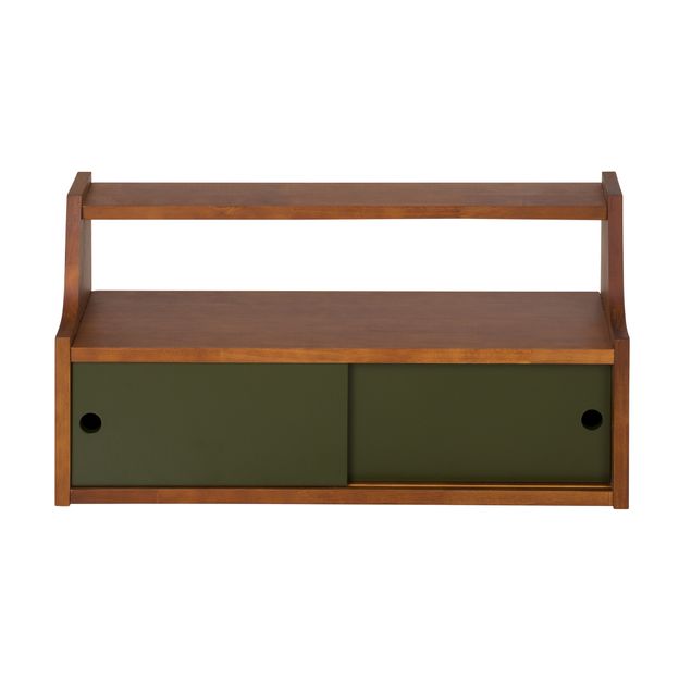 PRATELEIRA COM 2 PORTAS DE CORRER 36 CM X 70 CM X 25 CM NORMA
