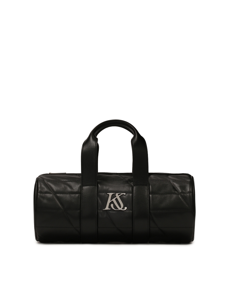 Black bowling bag