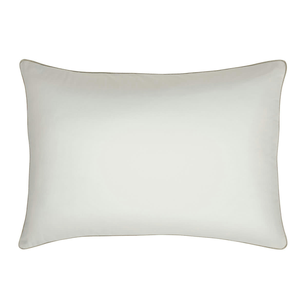 DUNE - Taie d'oreiller unie en coton beige 50x75