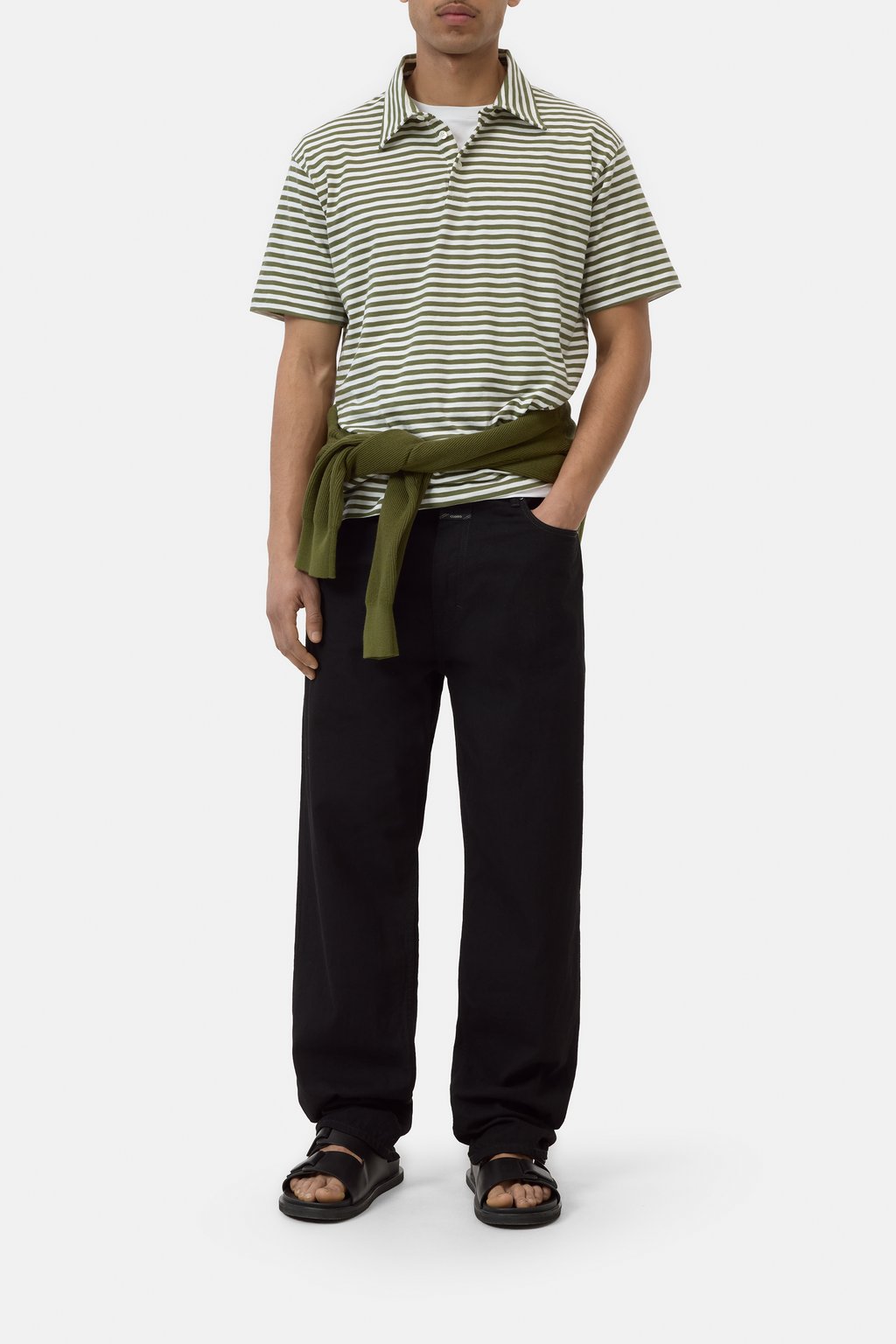 Gestreiftes Polo aus Bio-Baumwolle