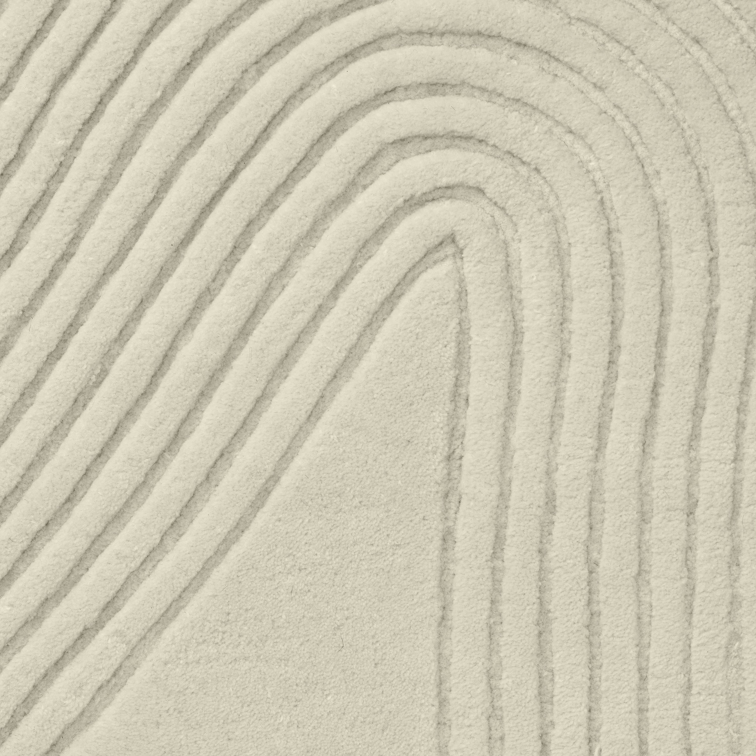 Bolia Zen Vloerkleed 250 x 250 cm - Shaped Vierkant - Crème