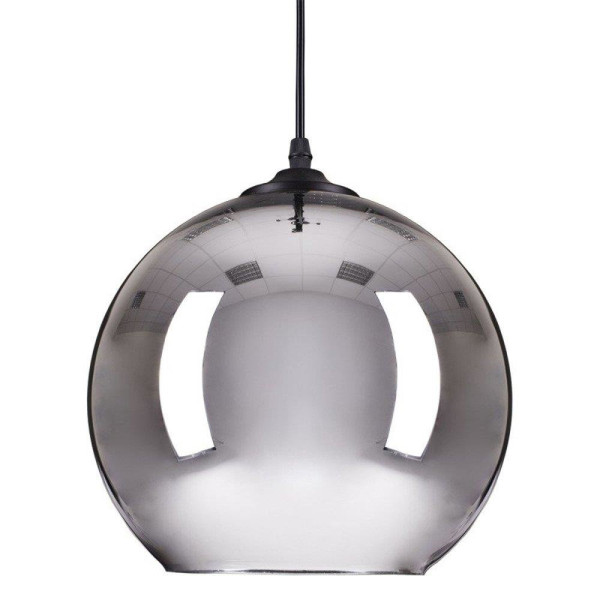 Lampa wisząca MIRROR GLOW S srebrna 25 cm