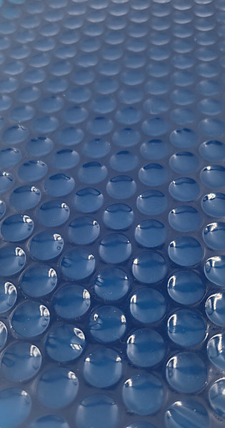 Bâche à Bulles Piscine Eco-Recyclée Rectangle 4,00 x 2,00 m - ECOFILM Bleu Nuit 180 microns - Fabrication Française - Direct Us