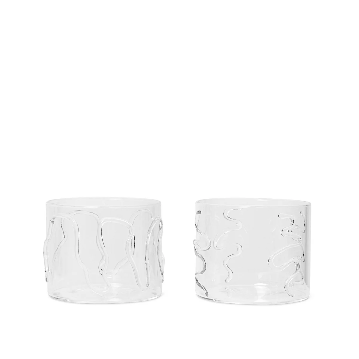 Ferm Living - Doodle Trinkglas