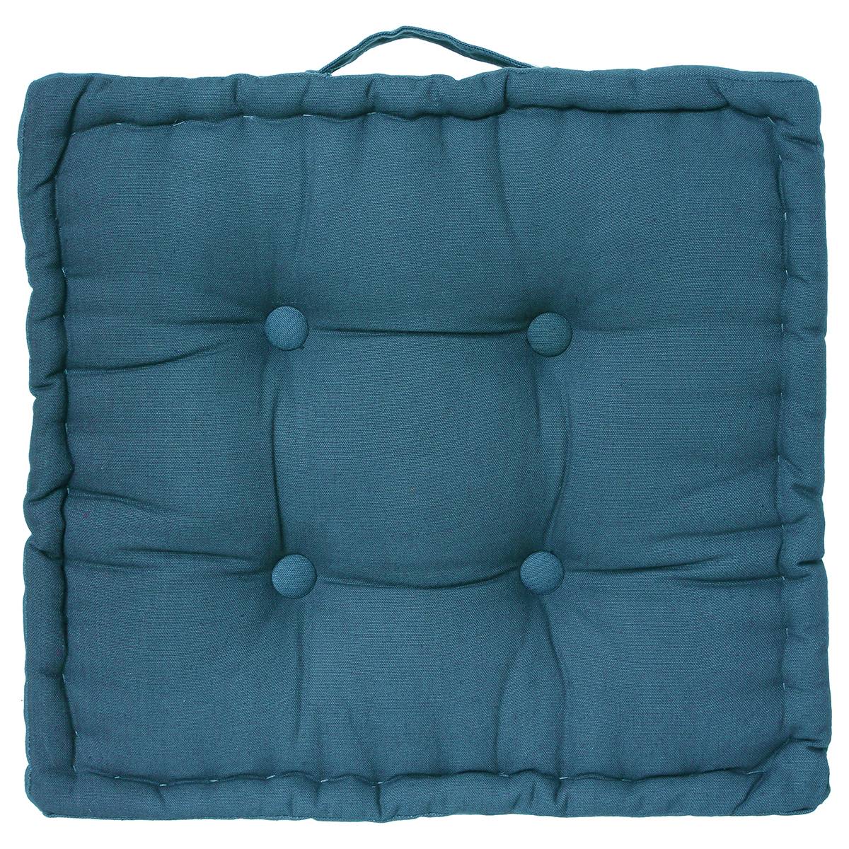 Floor cushion Duck blue, 40x40 cm