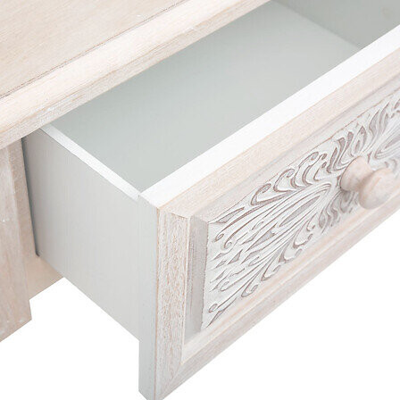 STOLIK NOCNY Hina Z SZUFLADĄ 45x30x67 cm rzeźbione ornamenty