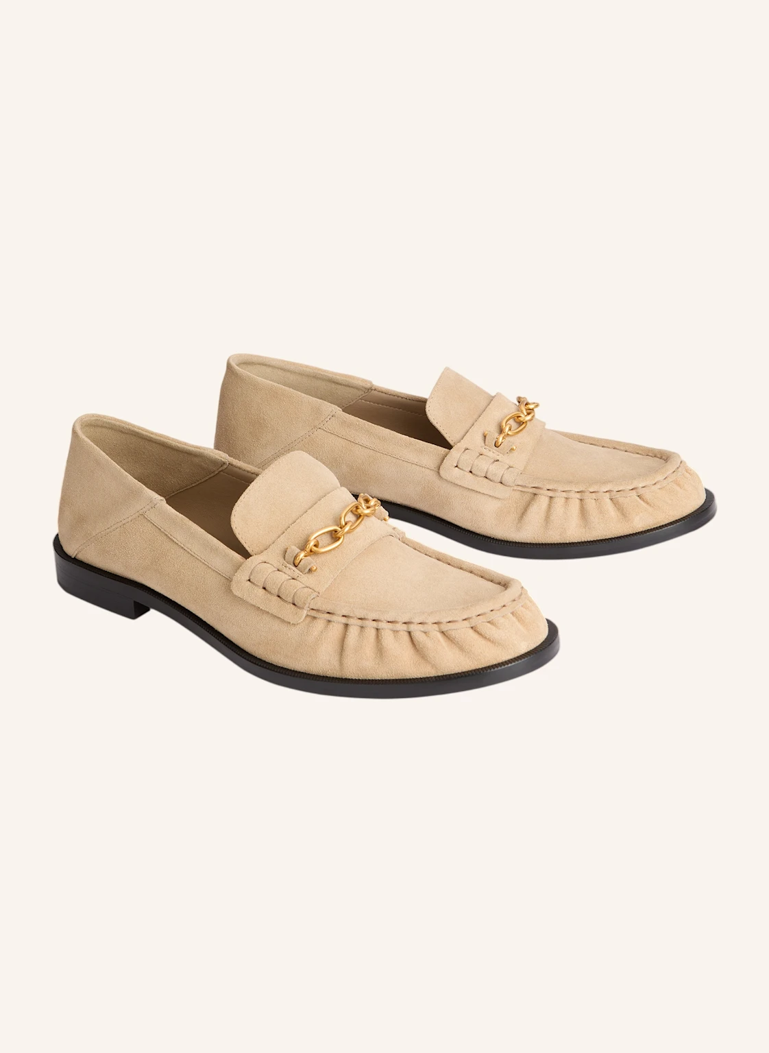 BALMAIN Sync Mokassins aus Wildleder