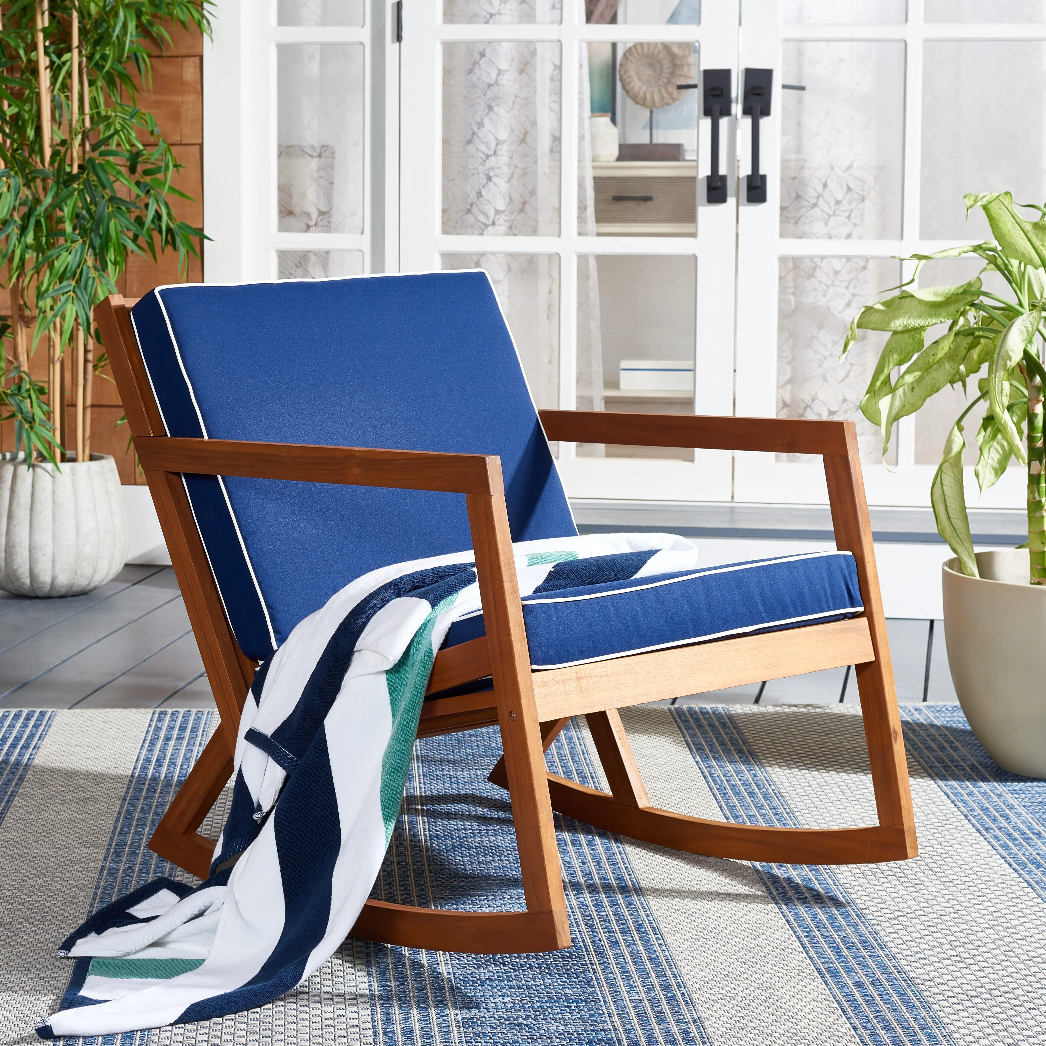 SAFAVIEH Vernon Rocking Chair - 26W x 37D x 32H