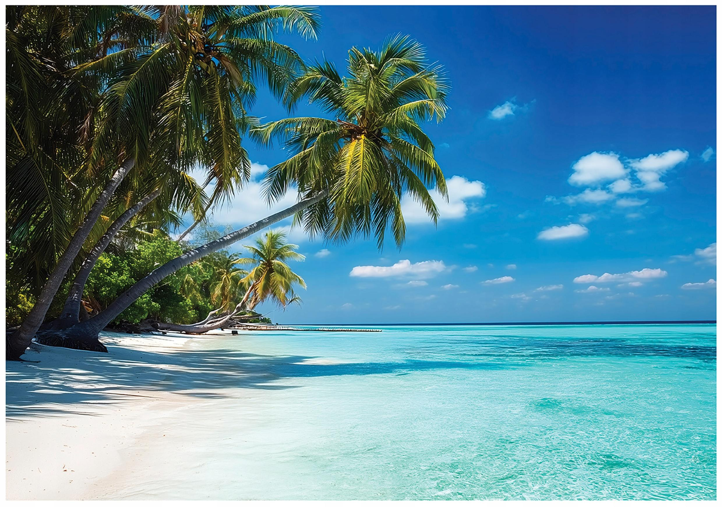 Fototapeta Plaża Niebieski Na Flizelinie Do Sypialni Salonu 250x175