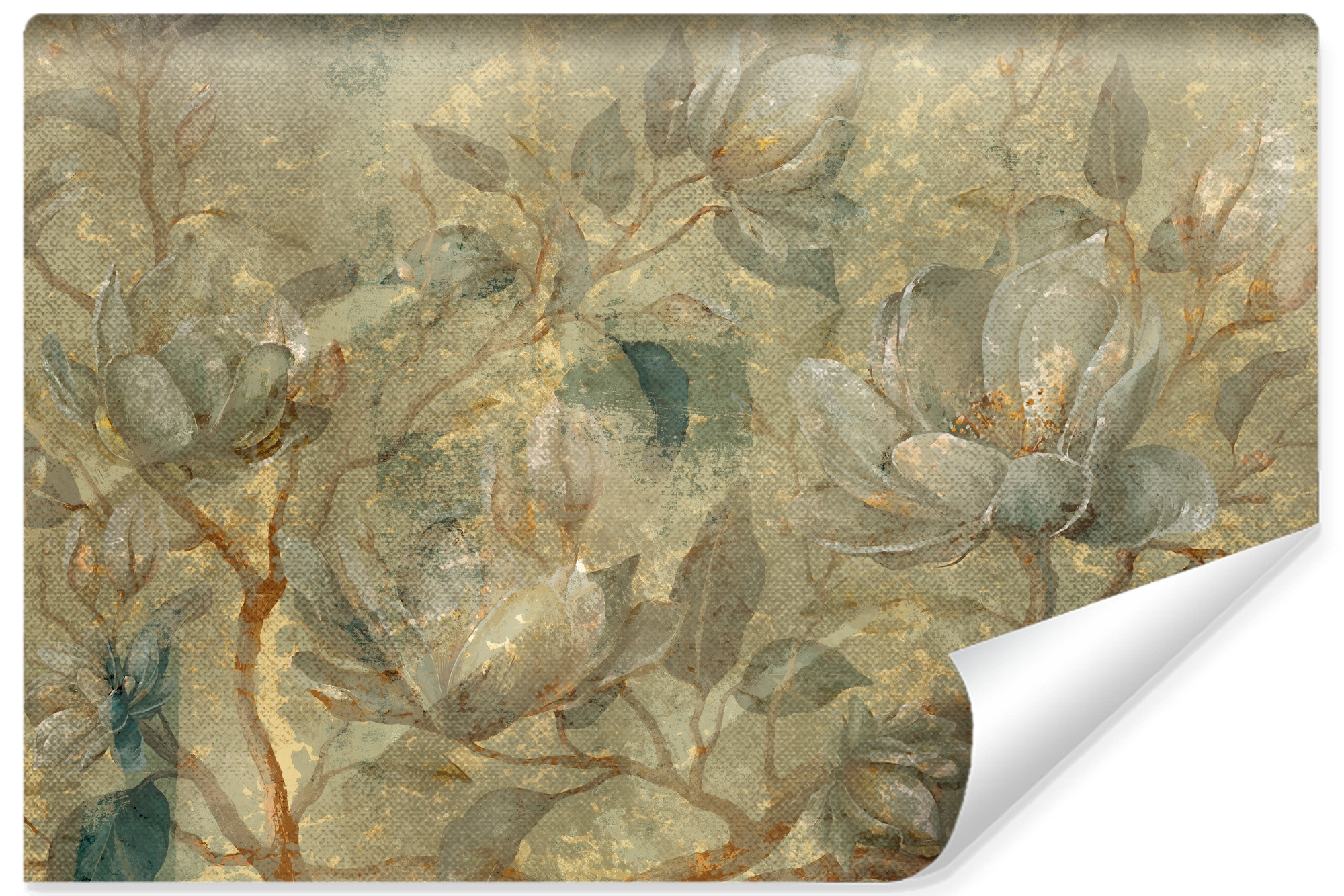 Fototapeta Magnolie w Stylu Vintage 90x60cm