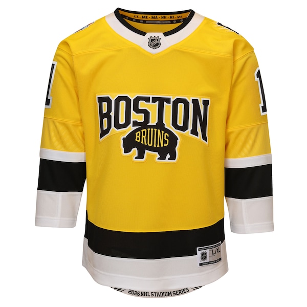 Jeremy Swayman Boston Bruins Outerstuff Youth 2026 NHL Stadium Series Premier Jersey - Gold