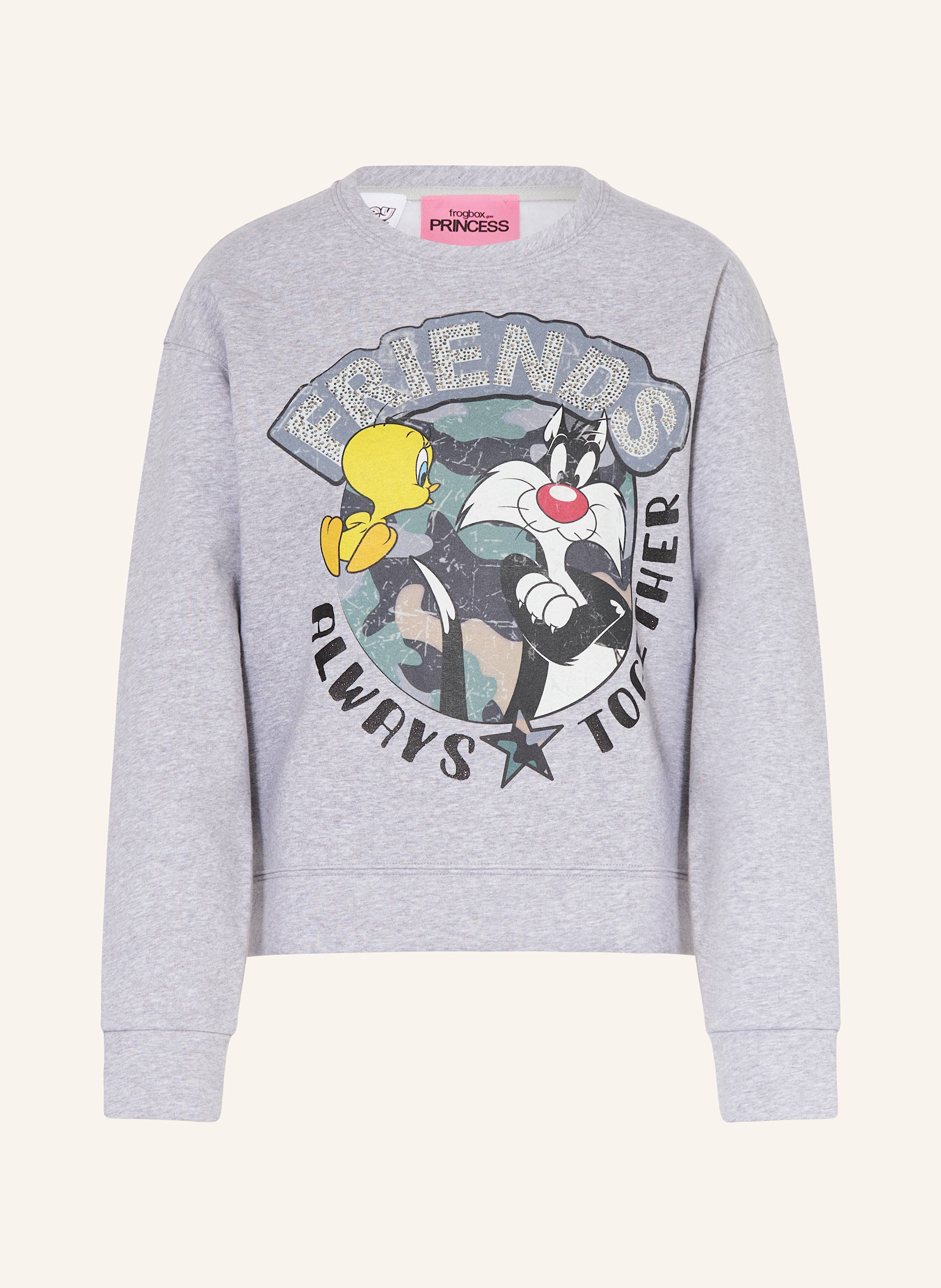 FrogBox Sweatshirt mit Schmucksteinen