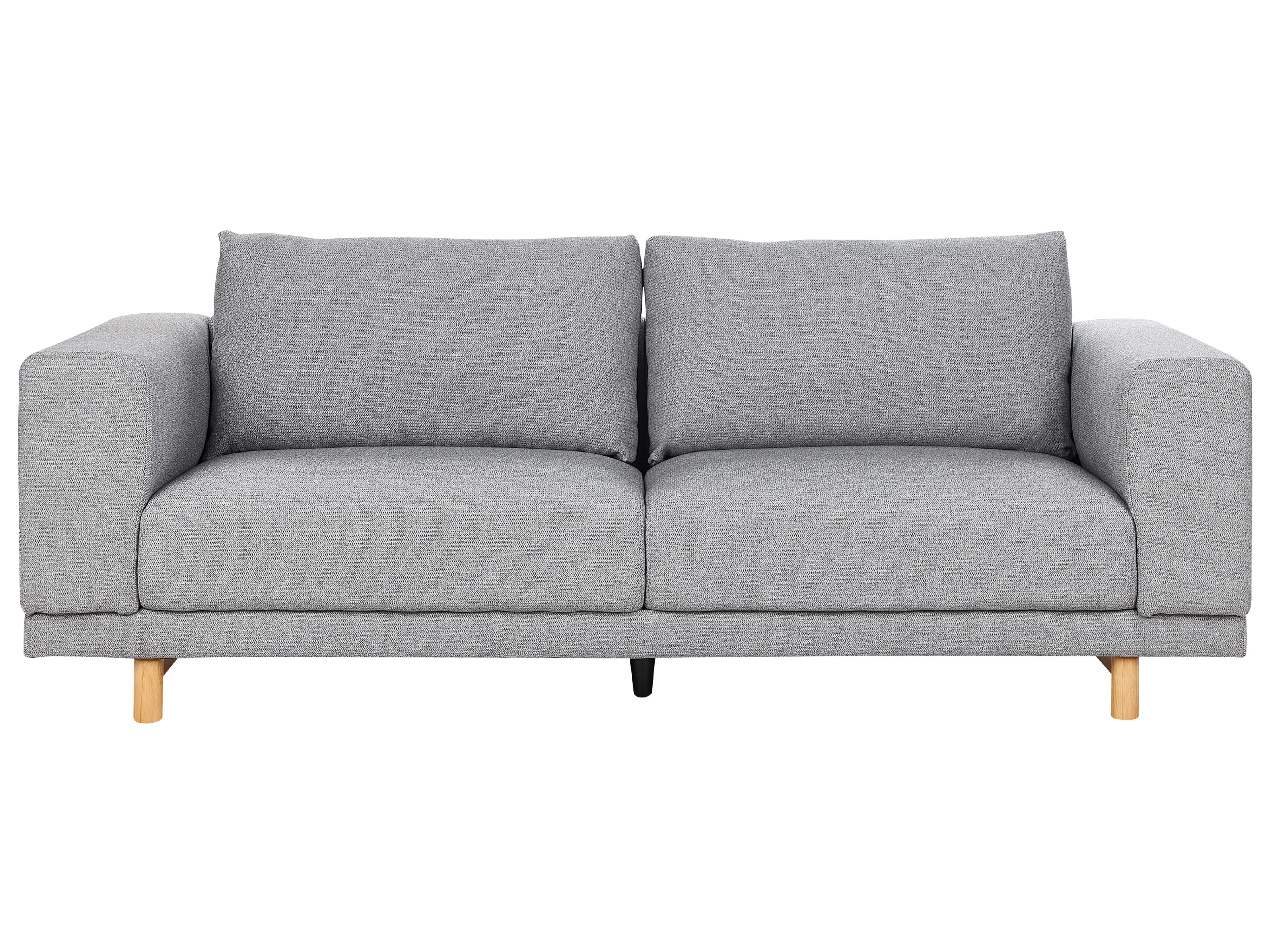 Sofa 3 Seater NIVALA Fabric Light Grey