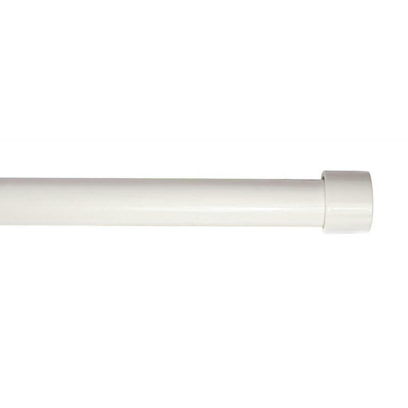 LANCASTER - - kit tringle extensible ø 16/19 mm 110 à 210 cm - Blanc