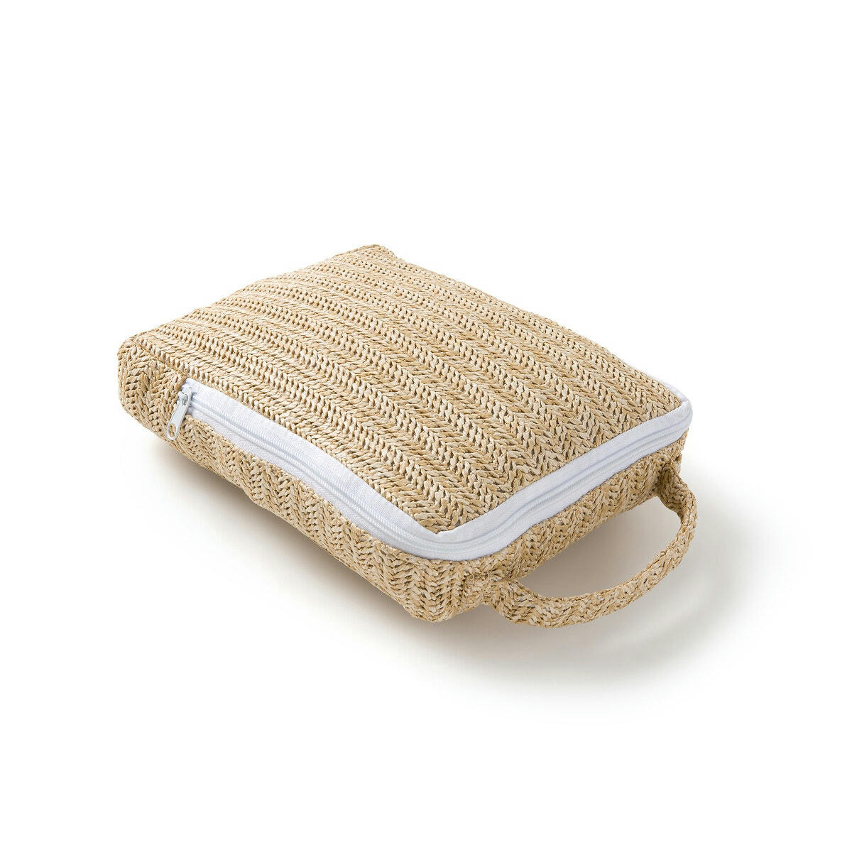 Pouf gonflable effet tissé, Belto