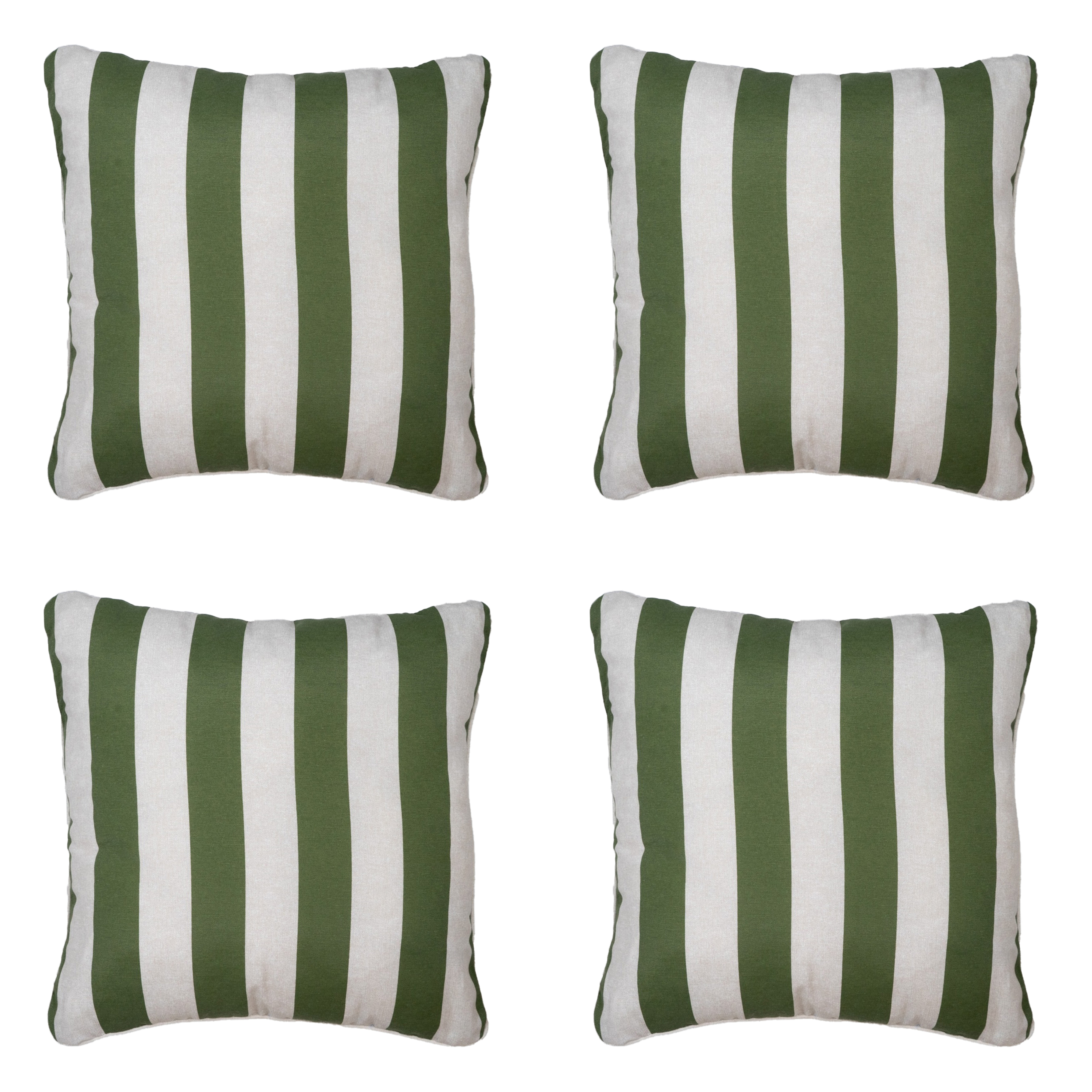 Madison sierkussen Amora - groen - 50x50x10cm - set van 4