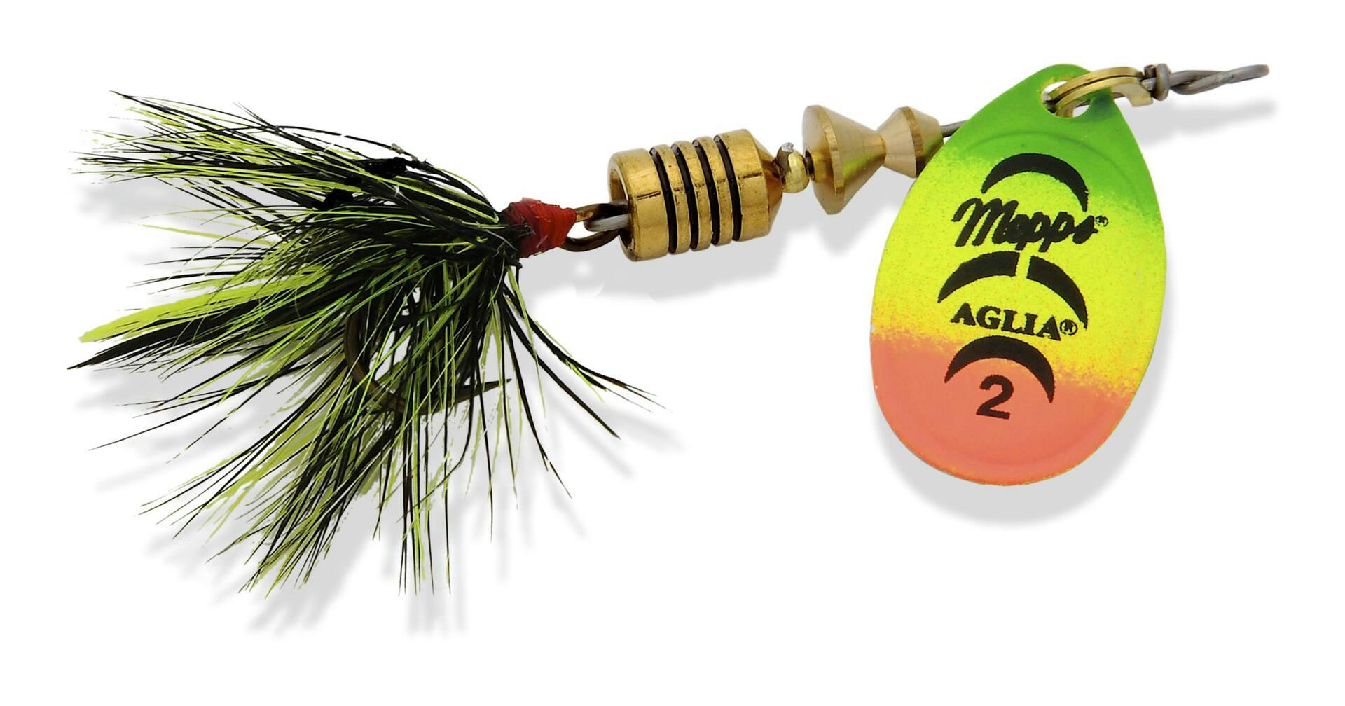 Mepps Aglia Spinner Lure with Dressed Siwash Hook, 1/6-oz