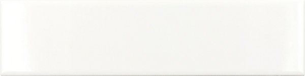 Faïence murale uni blanc brillant L.20 x l.5 cm x ép.8 mm, Halo