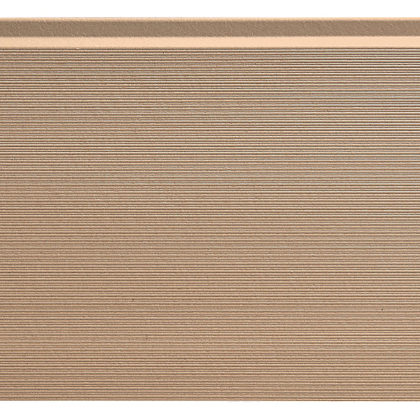 Clin pour bardage en composite L.2.5m, Brun Cannelé, SYLWAY
