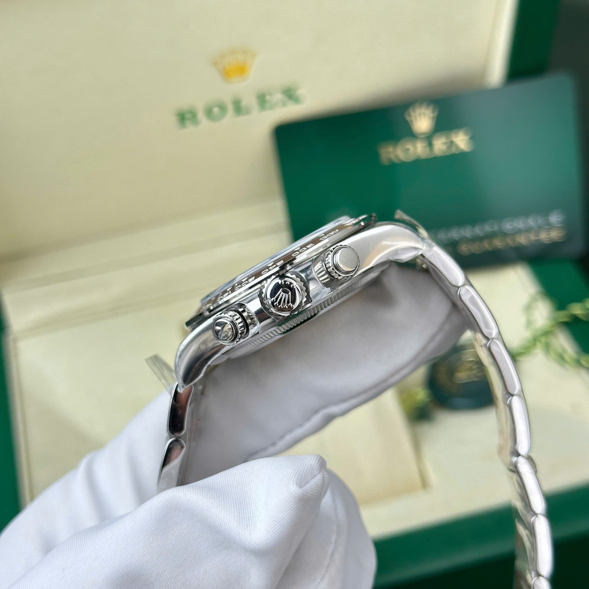 Rolex Daytona 126506 904L Steel Ice Blue Dial 40mm Oyster Super Clone
