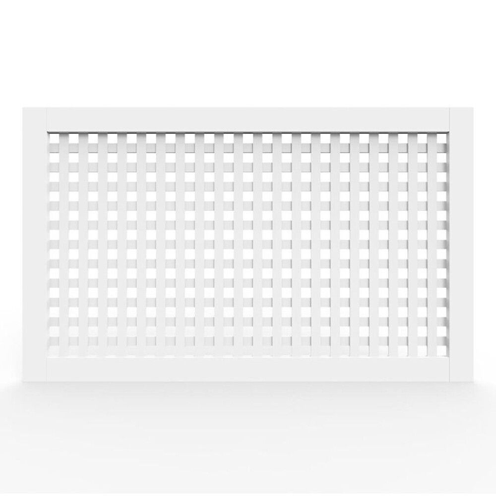 RADIATORSKJULER LUNDBERGS OLIVIA HVIT 750X700MM