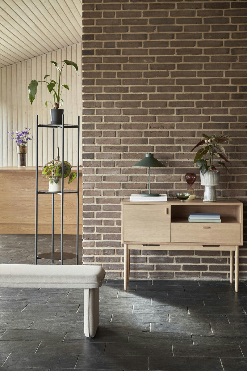 NORM - Étagère avec 3 tablettes en métal noir