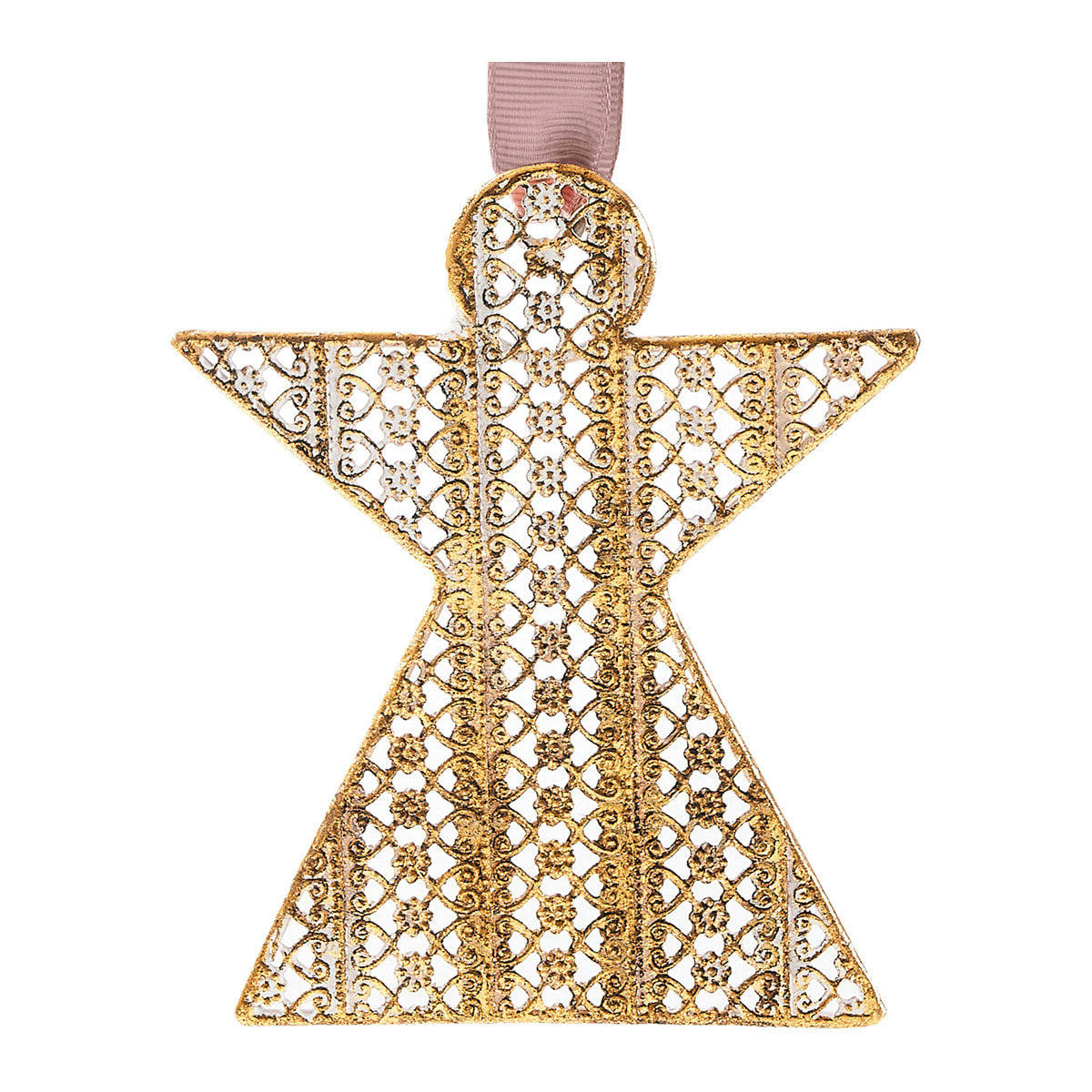 - Ange en métal doré à suspendre