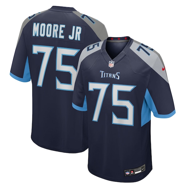 Dan Moore Jr. Tennessee Titans Nike Team Game Jersey -  Navy