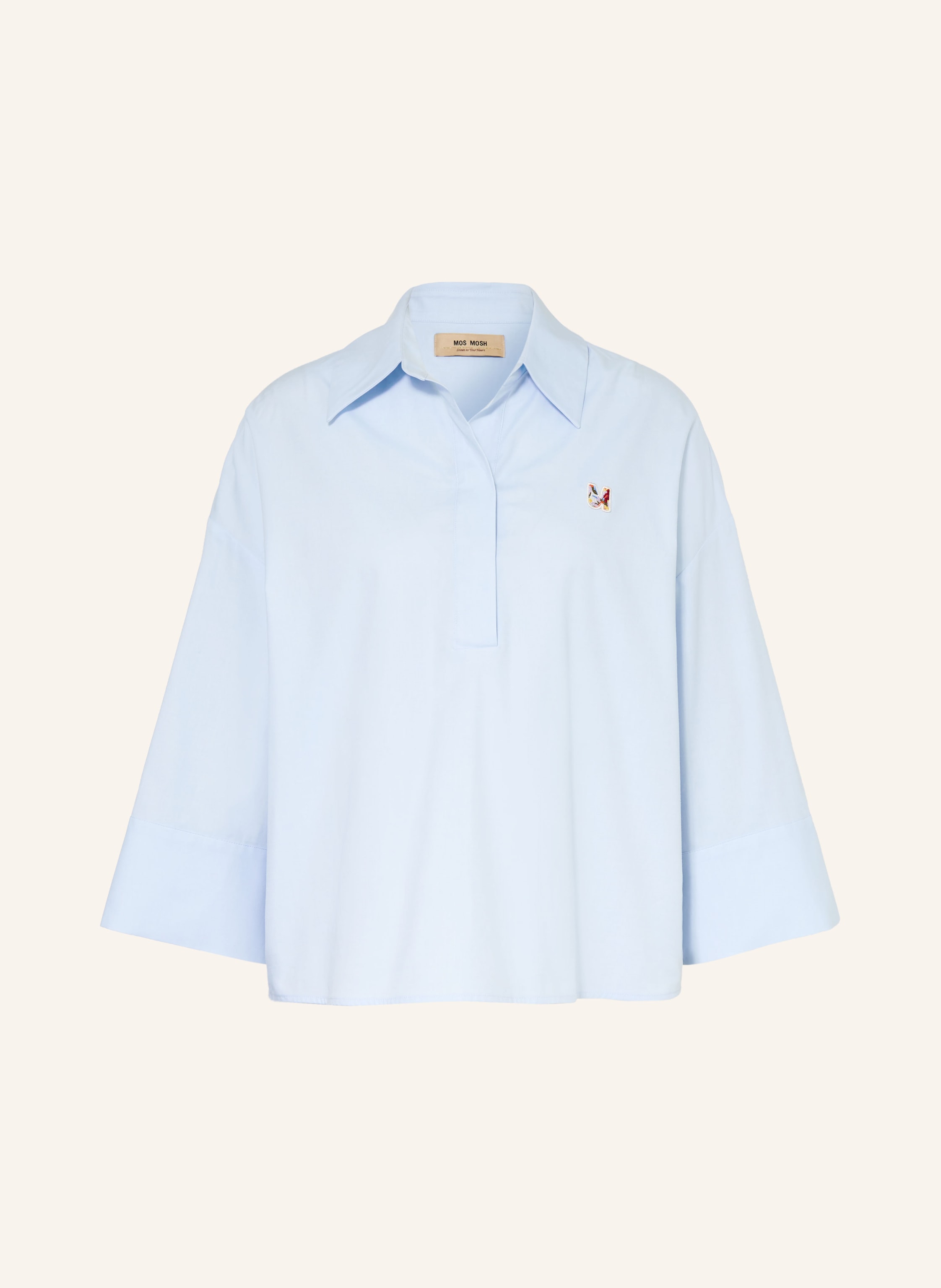 MOS MOSH Blusenshirt MMBRITZE mit 3/4-Arm