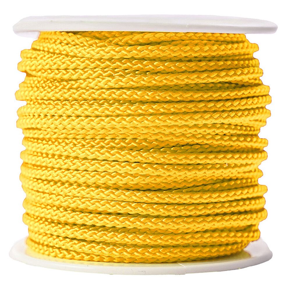 POLYESTERSILKELINE POLY-PRODUKTER Ø4MMX12M GUL